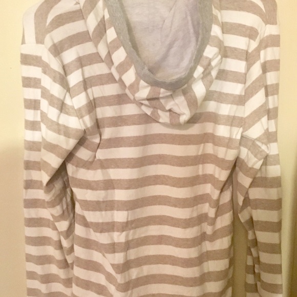 Striped, Long Sleeve, Light Weight, Sweatshirt. - Picture 3 of 4